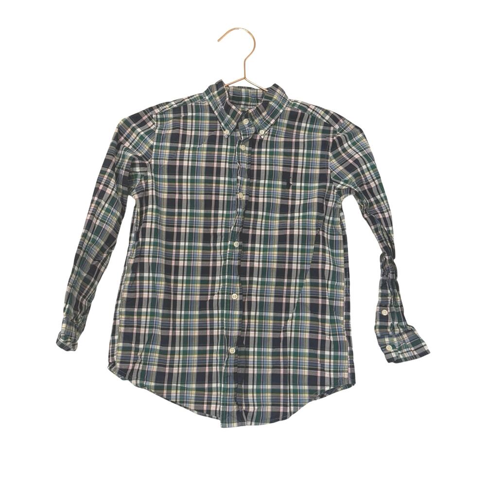 Ralph Lauren Green and Blue Plaid Shirt